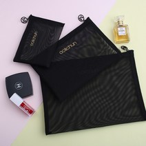 맥드리미_블랙 메쉬 파우치 3종세트