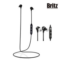 브리츠 Britz 블루투스 이어폰 BE-SM100 (BK WH), 블랙