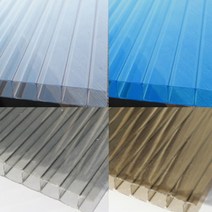 복층 렉산 PC판 폴리카보네이트 복층PC판 4T / 6T / 10T (1M x1M), 투명, PC판 10T(1000x1000mm), 1개