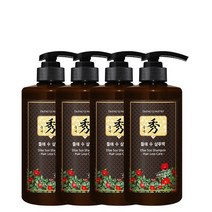 [댕기머리]들애수 샴푸 500ml 4개, 없음