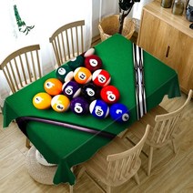 당구대 미니당구대 당구다이 당구 Thicken Cotton Tablecloth 3d 당구와 연인 반지 방수 천 직사각형과 둥, 01 A_08 180 X 270cm