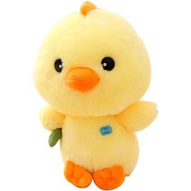 귀여운 병아리 인형 치킨 베개 플러시 장난감, 쿠팡 런어게인 작은 닭고기_중간 크기 45cm