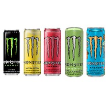 355ml x 15캔 혼합선택 몬스터 에너지 드링크 울트라 펀치 울트라썬라이즈 망고로코, 08){망고10+울트라5}, 1세트