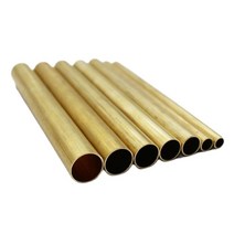 아연 각관 황동 튜브 파이프, 4x1x150mm 5개