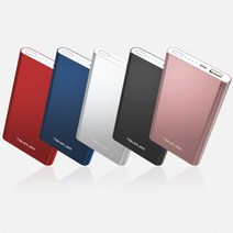 QC3.0 10000mAh C타입 보조배터리 메탈 USB 1포트, 템플러 3514 실버