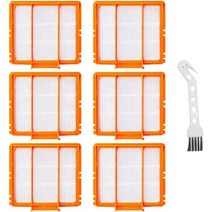 SONGRUI Shark RV2502AE / AV2501AE AI 로봇 진공 청소기 보충 액세서리 키트 (6 필터)와 호환되는 교체 용 예비 부품, 6-Filters