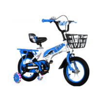 12 14 16 18 20인치 아동 4세 6세 초등 네발자전거, 12인치 블루  뒷좌석형 자전거
