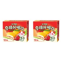 오리온 딸기 후레쉬베리, 336g, 2박스