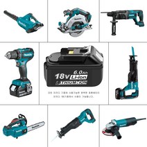 makita 마끼다 마키다 전동드라이버 드릴 대용량 배터리 18v 3.0ah 4.0ah 5.0ah 6.0ah 9.0ah 12.0ah, 호환 비정품
