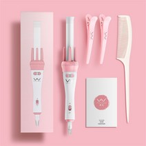 자동롤 고데기 오토롤링 회전 컬링기 긴머리 단발 스타일링 웨이브 컬링 헤어 곱슬 파마 세팅