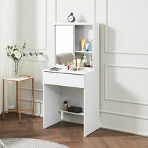 화장대 600 주니어 입식 원룸화장대 1인화장대, 화이트