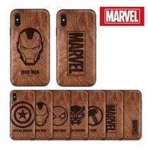 MARVEL 아이폰 X - 마블 정품 WOOD MIRROR 카드케이스