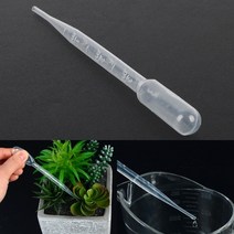 미니 플라스틱 안전 스포이드 화분 식물 기르기 유아 어린이 과학 실험 물감 미술 놀이 곤충 동물 3ml 눈금 일회용 소형 도구 액체 비료 교육 교구 용품 마리모 어항 청소