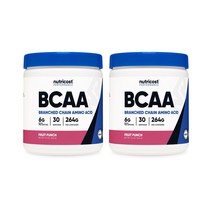 뉴트리코스트 BCAA 헬스보충제 후르츠펀치, 2개, 300g