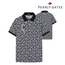 파리게이츠 골프 pearlygatesgolf남성 레터링 그래픽 반팔티셔츠 P51102TS008_NA, 004, NA