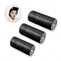 온포드 블랙에디션 헤어롤 왕구르프 뽕 그루프 열전도 롤 BKB-01, 1개, 1. 블랙 (대) 50x120mm