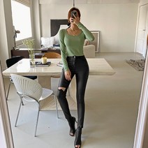 빈스홀릭 해튼 스키니 코팅진