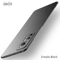 Xiaomi-Mi 11 라이트 프로스트 하드 케이스 12S 울트라 슬림 매트 코크 Xiaomi Mi 12 11T 12T 프로 12X 11i 11X 10T 10 S, Simple Black, 블랙