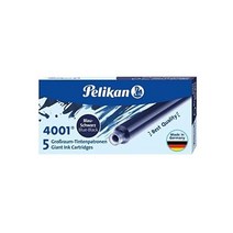 펠리칸 잉크 카트리지 4001 블루블랙 Gtp 5, Blue Black_Writing and Calligr