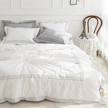 제니스 오가닉 순면 차렵이불+베개커버2 세트(Q)