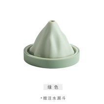 얼음틀 팬시 노르딕 설산 케이스 이유식 설편 식료품 실리콘 있음 뚜껑 급속 냉동기 2113626363, 그린 설산 얼음틀