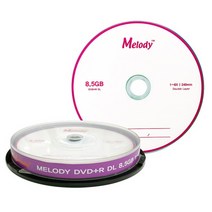 멜로디 DVD R DL 8.5GB 8X 10P CAKE