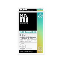 일동제약 마이니 식물성 오메가3 DHA 60캡슐(30일분) x 1박스, 60캡슐