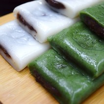 3쫄깃쫄깃 백앙금절편 1kg+ 쑥앙꼬절편 1kg, 백절편 1+ 1 쑥절편