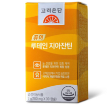 고려은단 퓨어 루테인 지아잔틴 식물성캡슐 30캡슐, 1개