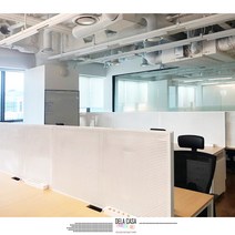[디디지메이트]델라카사 철제타공판 책상파티션 W600 x H600, 600*600/샴페인-멜란지그레이