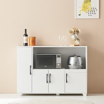 보루네오 엘리브 무드 주방 수납 긴문 하부장 1200 ca120, 오크화이트