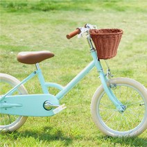 [발통마켓] 자전거 라탄 바구니 킥보드 미니벨로 짐받이 핸들바 악세사리, 라탄바구니(브라운)