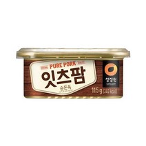 청정원 맛있는밑반찬 잇츠팜 통조림 햄 순돈육 추천 자취 캠핑음식 간단한요리 간편식 115g, 24개