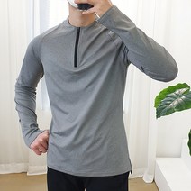 스토리원 남성 아노락 긴팔티 지퍼 짐웨어 헬스복 운동복 FM-SSTO002