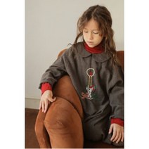 [마르디엠버] 촛대 자수 포인트가 예쁜 BN 멜디 원피스 부드럽고 따뜻한 착용감 추운 겨울 날 따뜻하게 코디 해 주세요