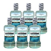 리스테린 쿨민트 세균억제 구강청결제, 750ml, 6개
