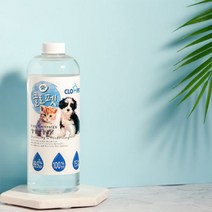 클로펫 1L 애견 강아지 고양이 배변 탈취제 대용량 리필용 무향 오줌냄새 제거제 살균소독수 살균소독제 코코브라운, 2개