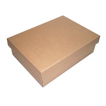 거진상역 순수 크라프트 접지상자 1개입 접이식 도일리 직사각 선물박스 보관상자 포장종이상자, 순수크라프트접지상자