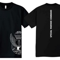 [바보사랑] 밀리터리 반프린팅 마크 특전사 컬러 반팔 티셔츠