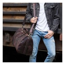 다용도 클래식 소가죽 보스턴가방 다크브-다크브라운보스턴백