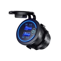 KDsafe 고속충전 매립형 시거잭 USB충전기 단자 3번 QC3.0 SW 블루 시거소켓, 일반형 액티브밸런스 4S