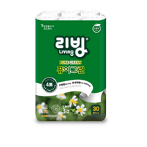 리빙 퓨어그린 화장지, 1팩, 30롤
