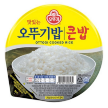 오뚜기맛있는오뚜기밥 큰밥 18개입 한박스 햇반 즉석밥 혼밥 백미 오뚜기밥300, 54ea