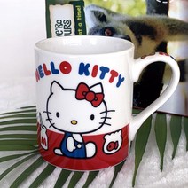 정품 헬로키티 키티 캐릭터 레트로 도자기 머그 머그컵 머그잔