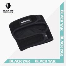 블랙야크 무릎보호대 무릎날개V(좌) 2BYXXX2908 공용 등산용 밴드 무릎보호대, 블랙(좌)