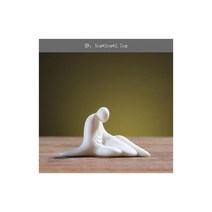 미니불상 부처상 불교굿즈 핀니 화이트 도자기 작은 장식품 선 부처님 장식 스님 입상 차 애완 동물, D