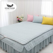 [홈홈베딩] 티보 온수 & 전기 & 카본 & 탄소 매트커버 S / SS / D / Q, 민트