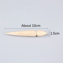 도자기 오르네 수정 자 나무 더블 헤드 펀치 진흙 나무 계란 찻 주전자 공예 모델링 수리 보라색 점토 냄비, Spout repair tool