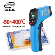 튀김 온도계 적외선 온도센서 NH GM 비 접촉 고온계 IR 레이저 포인트 건 온도계-58 752 F 고온, [01] GM333A-NH