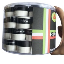 10pcs haogrip 슈퍼 끈적 끈적한 테니스 오버 그립 미끄럼 방지 통기성 테니스 라켓 교체 그립 부드러운 플랫 배드민턴 오버 그립, 하얀